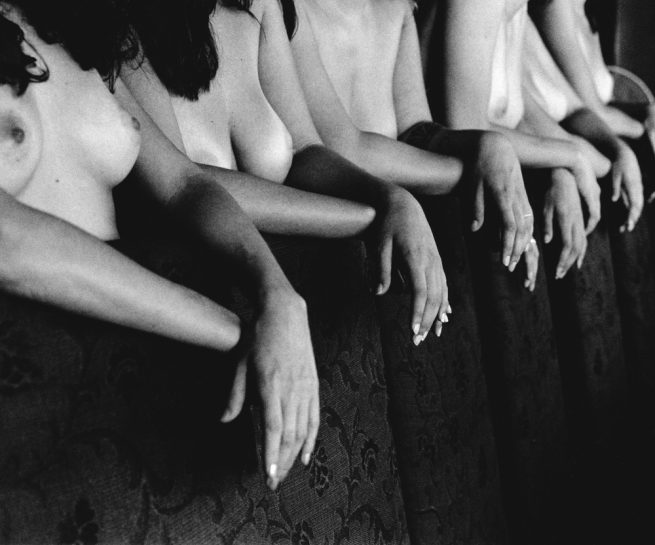 Six nudes, Silver gelatin print. Photographed and hand printed by Zvezdan Reljic